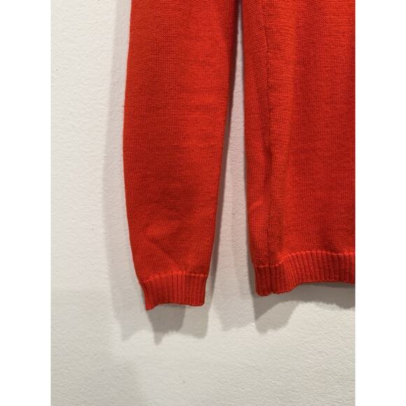 Bella Freud Dance Sweater Women’s Size 6 Wool Long Sleeve Jumper Poppy Red READ - Picture 5 of 11